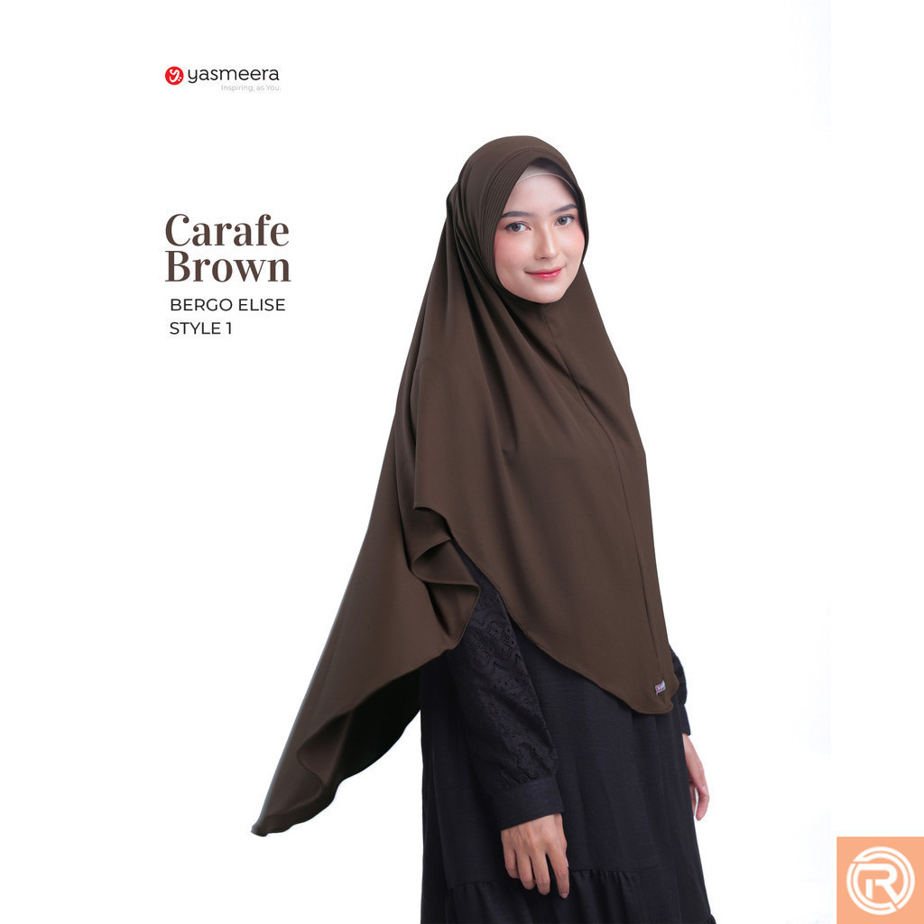 Yasmeera - YASMEERA BERGO ELISE PAD HIJAB INSTAN - Ribigha