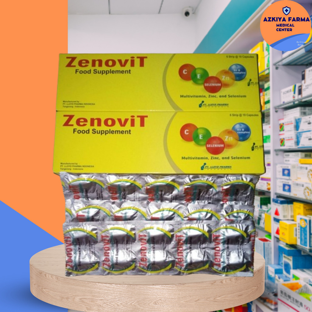ready- zenovit multivitamin zinc hrg/strip isi 10 kapsul originale