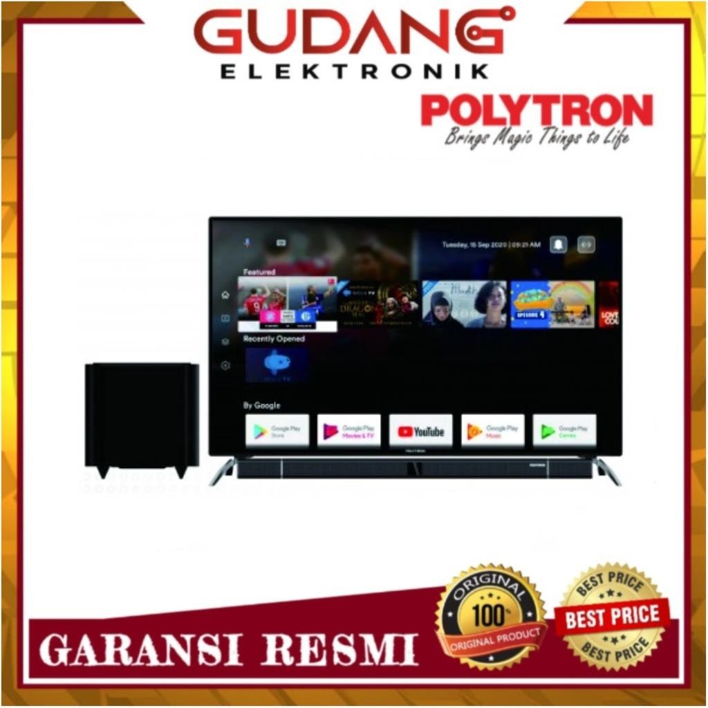LED TV 55 INCH POLYTRON PLD 55BUA8859 ANDROID 4K POLY PLD-55BUA8859