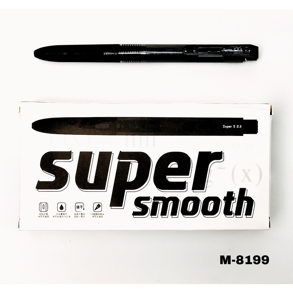 

Pulpen Transparan Impor Bolpen Cetek BP - 8199 Ballpaint Pena Tinta Hitam Tip 0.5 mm - Satuan- SHAGB