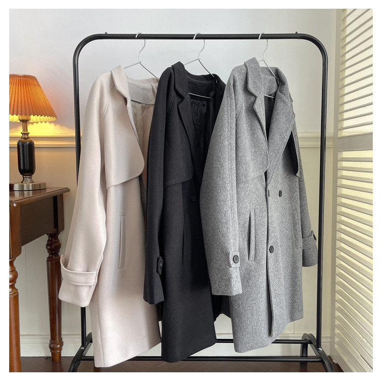 Woolen Coat Long Coat Men Trench Coats Men Men's Long Cloak Wool Man Luxury Winter Elegant Jackets C