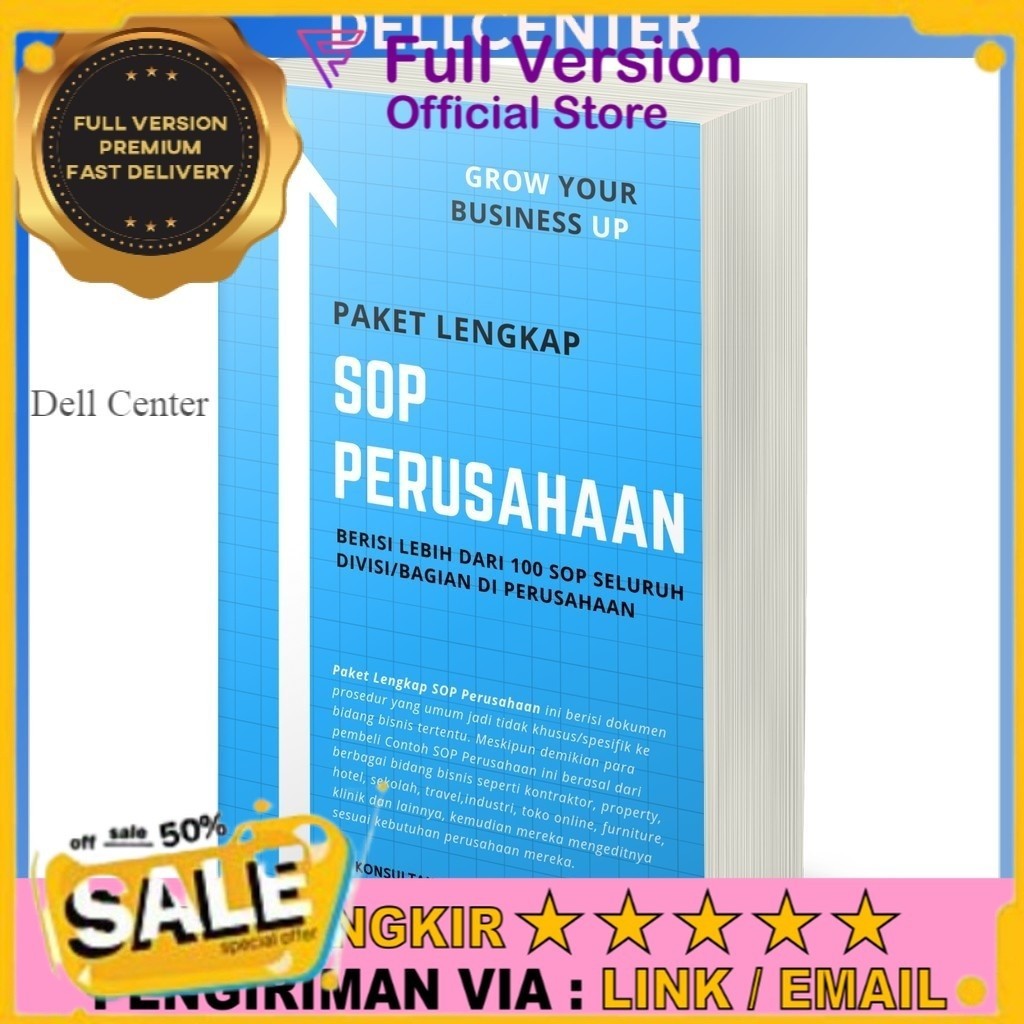 Beli 2 Gratis 1 Draft Script SOP Perusahaan +Kontrak Perjanjian+ Surat Bisnis + Psikotest HRD PREMIU
