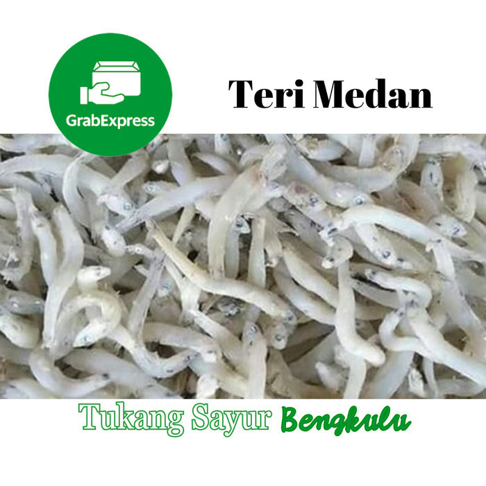 

Teri Medan 100gram Grab instan Tukang Sayur Bengkulu