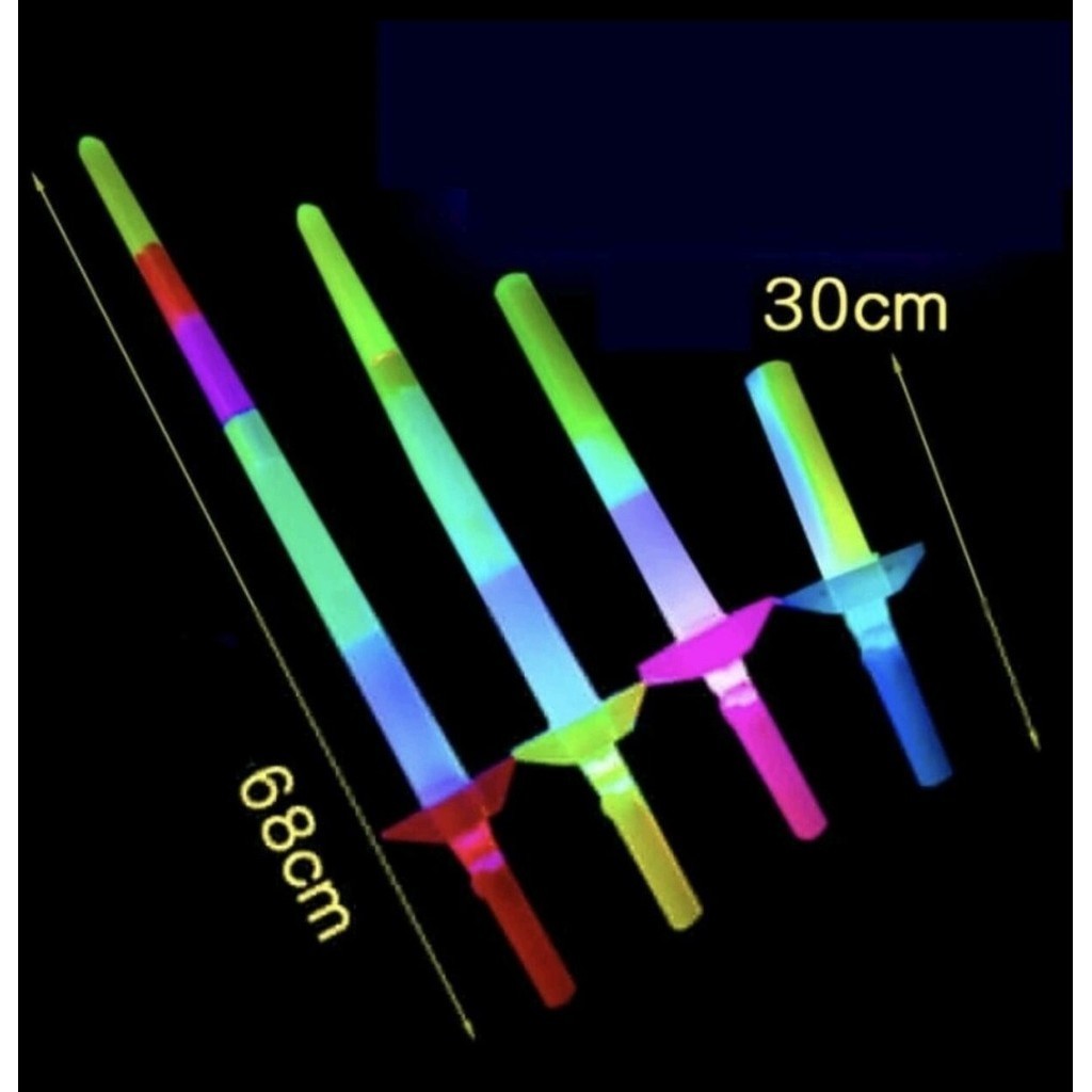 laris manis mainan pedang-pedangan LED/mainan anak tongkat lampu AR 595/mainan LED-LED stick lamp PE