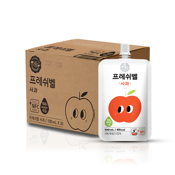 

Freshbell Apple Juice 100ml 1 Box (isi 30pcs)