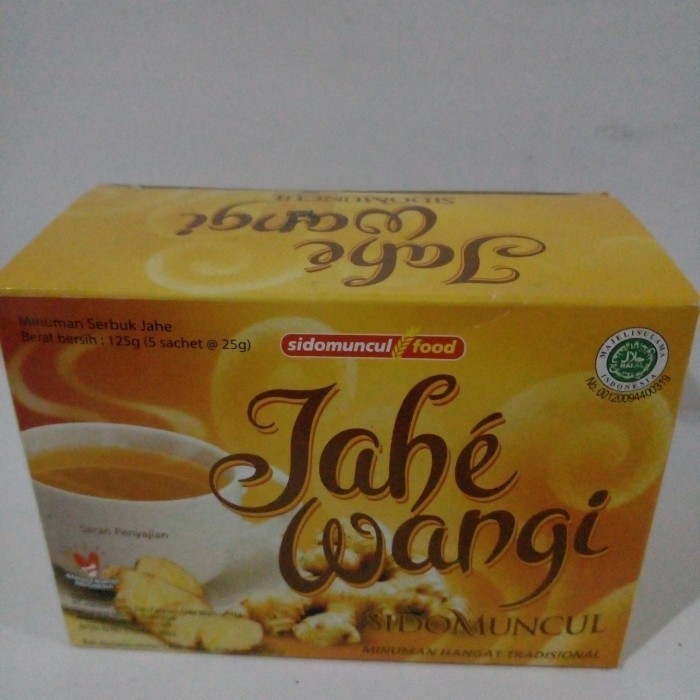 

Jahe Wangi Sido Muncul Box/Dus 5's - Minuman Membantu Menghangatkan Badan