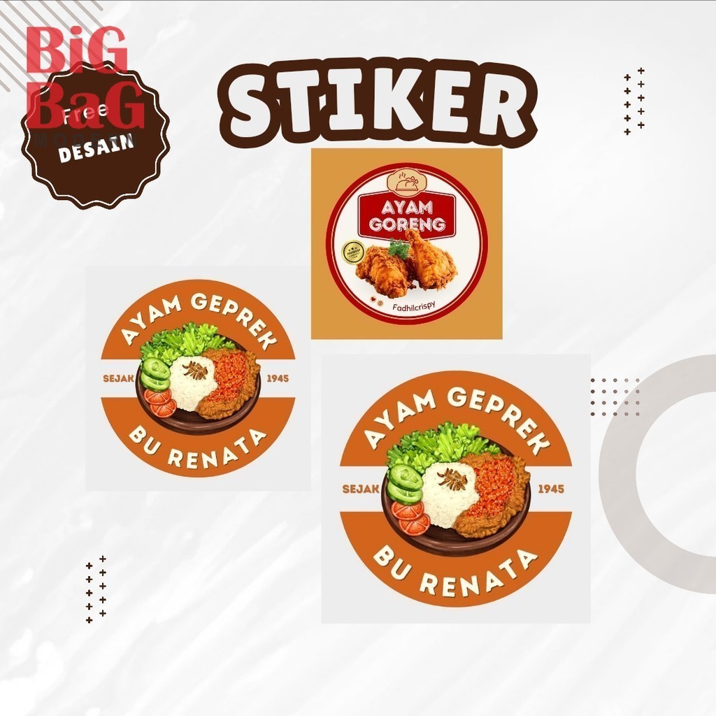 

BIGBAGPRINT- Stiker Salad Sayur Stiker Label Salad Sayur Custom Nama