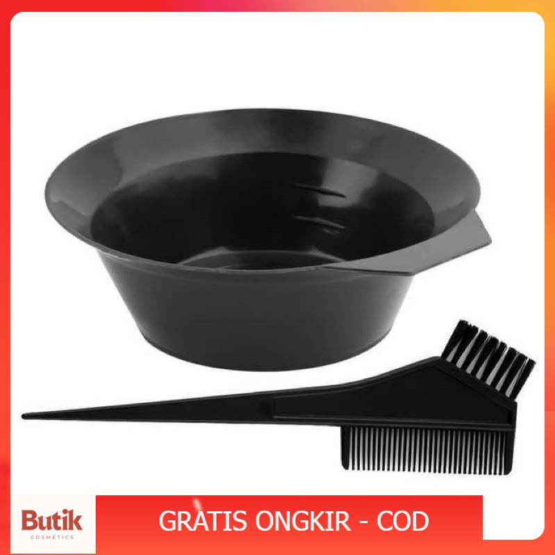BC - MANGKOK CAT RAMBUT + SISIR SEMIR (SATU SET)