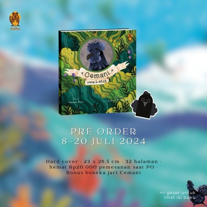 Cemani yang Letih Little Quokka Buku Anak GreatKiddos
