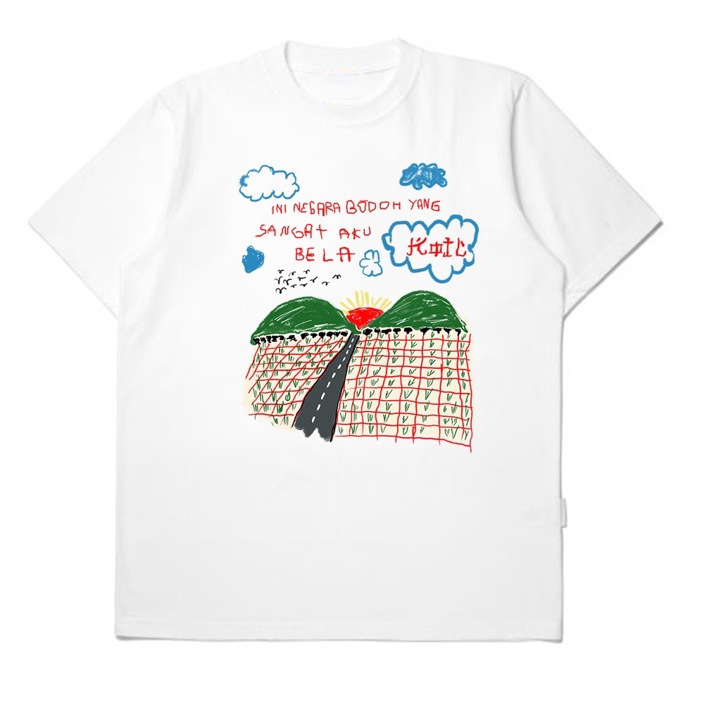 【COD】 NEW T-shirt Band Koil Ini negara Bodoh Yang Sangat Aku Bela KAOS