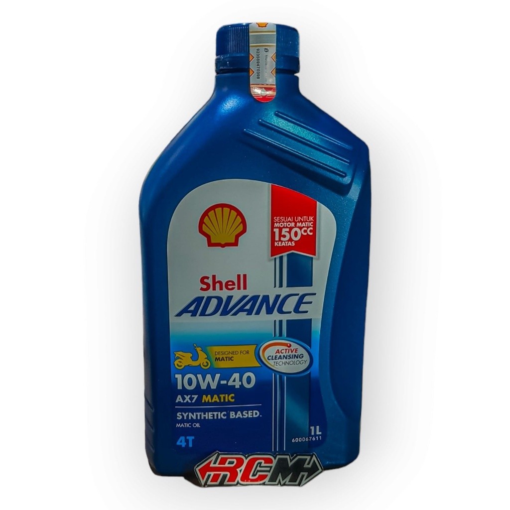 PELUMAS OIL OLI OIL MESIN ENGINE ADVANCE AX7 10W-40 4T SYNTHETIC SINTETIS SINTETIK BASIC MOTOR MATIC