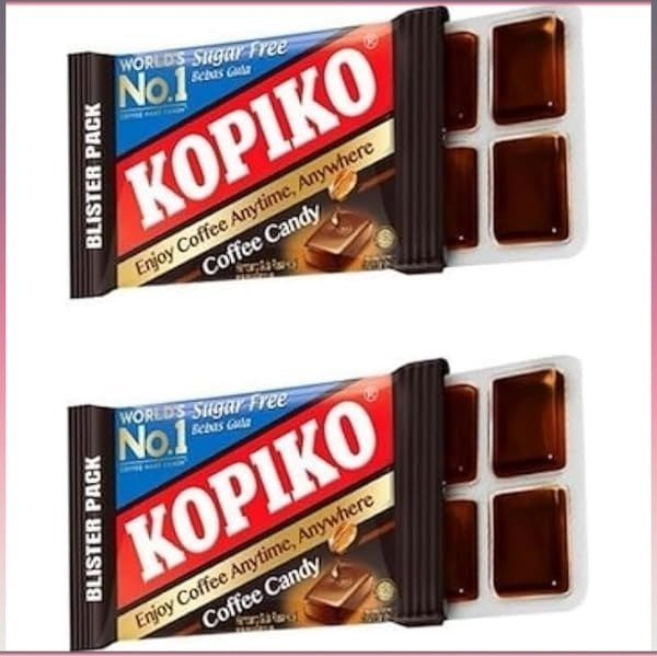 

Permen Kopiko Blister Pack Coffee Candy Sugar Free 32Gr 1 Pack Biji Kopi Susu Cappucino Kaleng Dus Kiloan Toples