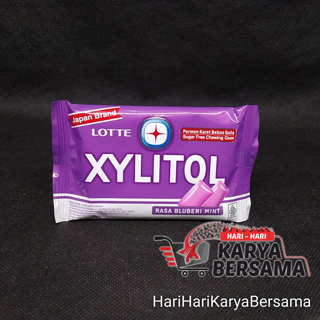 

LOTTE XYLITOL RASA BLUBERI MINT 11.6GR