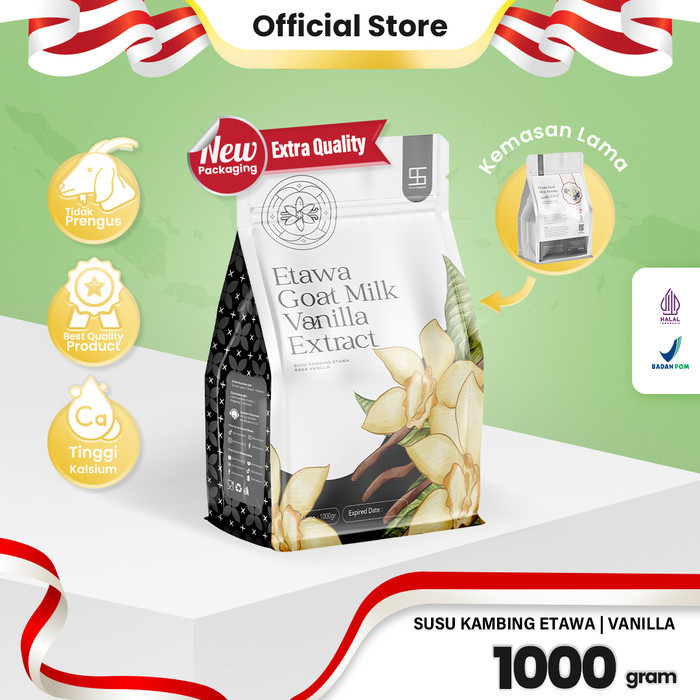 

TERJUAL Susu Kambing Etawa Bubuk Rasa Varian Vanilla Vanila Syams 1000 gram