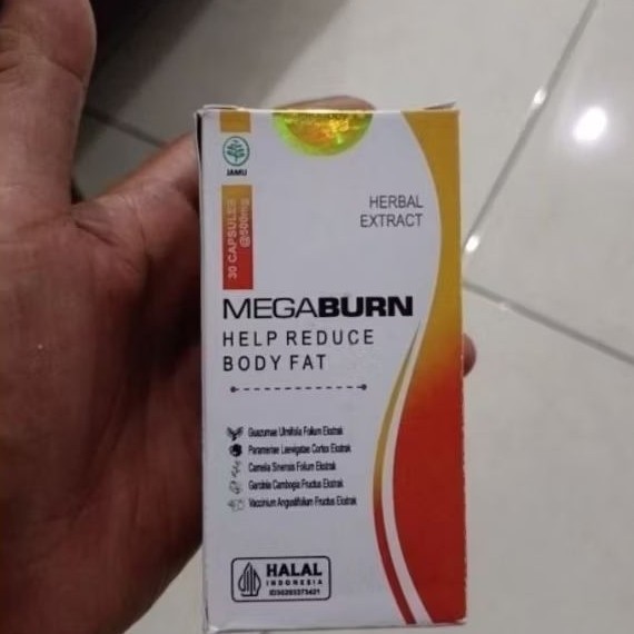 Megaburn Helps Reduce Body Fat Megaburn Slimming Megaburn Original Obat Pelangsing Badan(Produk Orig