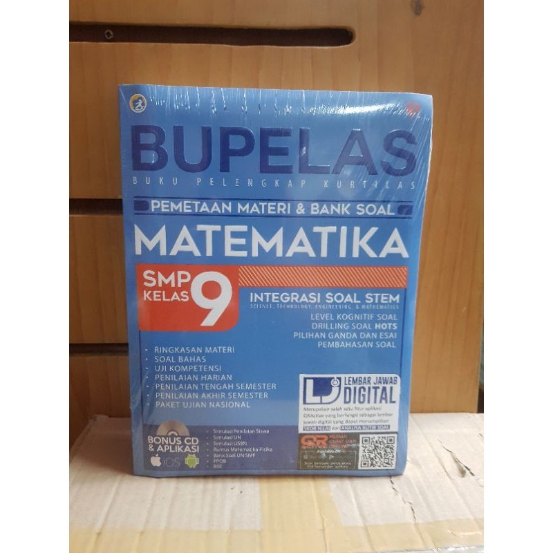Buku Bank Soal  Matematika - BUPELAS Pemetaan Materi dan Bank soal Matematika Kelas 9