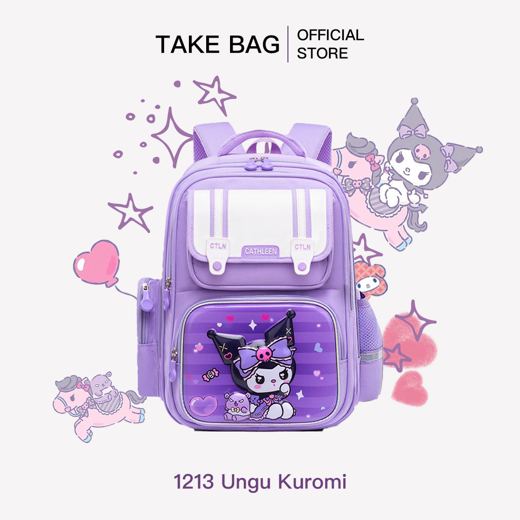 AV87JA ORNATE 1213 Ransel kuromi Tas Sekolah Anak Tas Ransel Sekolah Import Tas Punggung Anak