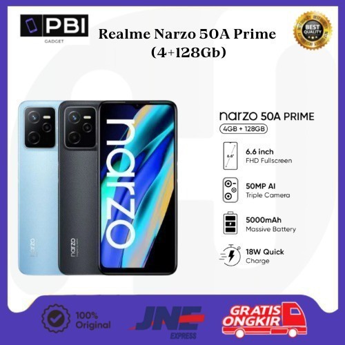 Realme Narzo 50A Prime 4/128 gb - Second Like New - Original 100%