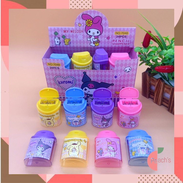 

PEACHs - S6398 Peraut Pensil Motif Karakter / Rautan Pensil Dua Lubang / Alat Sekolah Unik Lucu / Pencil Sharpener Anak