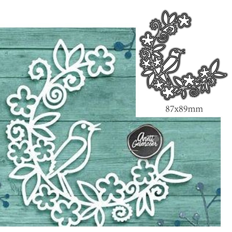 

Metal Cutting Dies Cut Flowers and birds Decoration Scrapbook Paper Craft Knife Mould Blade Punch Stencils