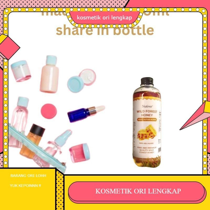 

SHARE IN BOTTLE 100 ML | NUTIVER | MADU HUTAN MURNI 100% | MADU HUTAN UKURAN 500ML | WILD FOREST | HONEY RAW NATURAL ASLI | MADU HUTAN | KOL
