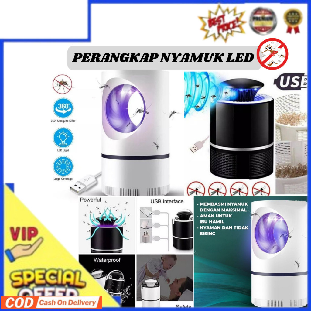 Pembasmi dan Pengusir Nyamuk Elektrik / Penangkap alat Pengusir Nyamuk Elektrik / Insect Killer / La