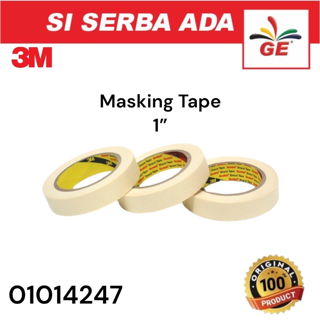 

3M Masking Tape (1Inch) 01014247