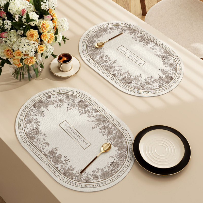 Alas Tatakan Piring Gelas Panci Alat Makan/Alas Tatakan Piring Meja Makan Table Material Tahan Panas