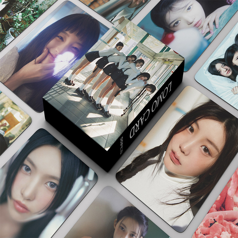 

55pcs/set KPOP ILLIT Lomo Cards Photocards Album Girls Group Fans Collection Gift Postcards Photo Card Fan gifts