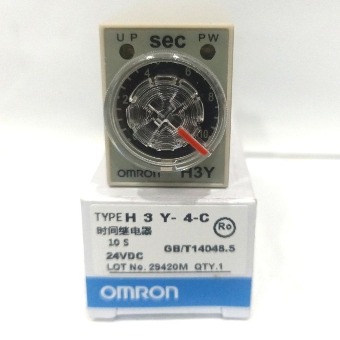 AC99 H3Y-4-10S 24vdc timer omron H3Y-4-24vdc h3y4 timer omon - Timer 10s