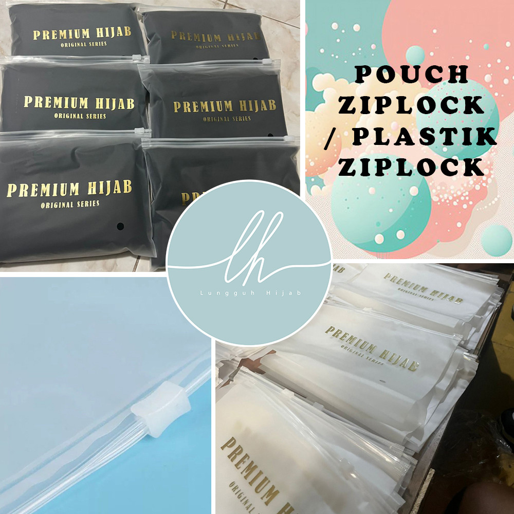 NAC - Pouch Hijab Ziplock / Plastik Ziplock PREMIUM HIJAB - 0001