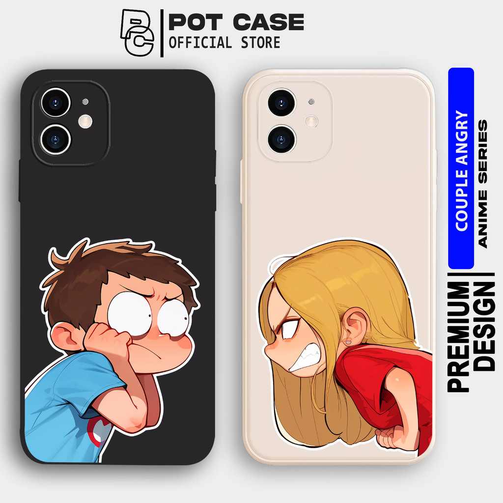 Case Xiaomi Redmi 10 12 9ACT NOTE8 PO441 Couple Kartun Kesel Softcase HP Bergambar Anime Terbaru