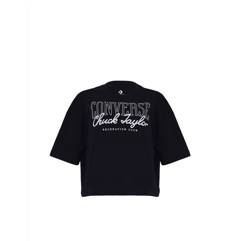 [trendy] Converse Women's d Retro Chuck Taylor Graphic T-Shirt - Converse Black Teeunisex cotton kao