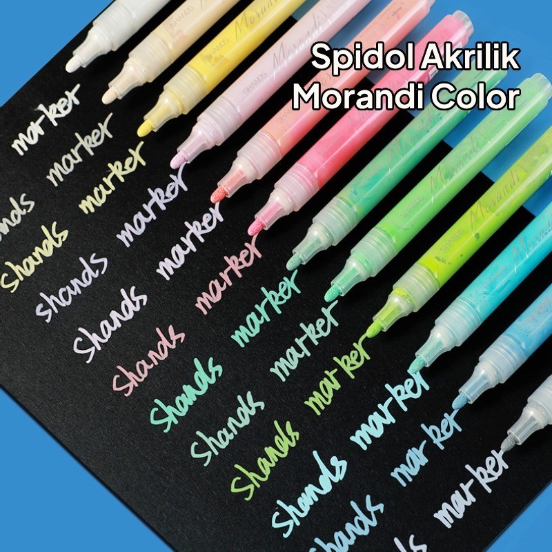 

Shands Spidol Permanen Warna Pastel Morandi Color Acrylic Marker