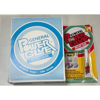 

Lem General Power Glue Instant Glue [Harga per 1 Lusin/ 12pcs]