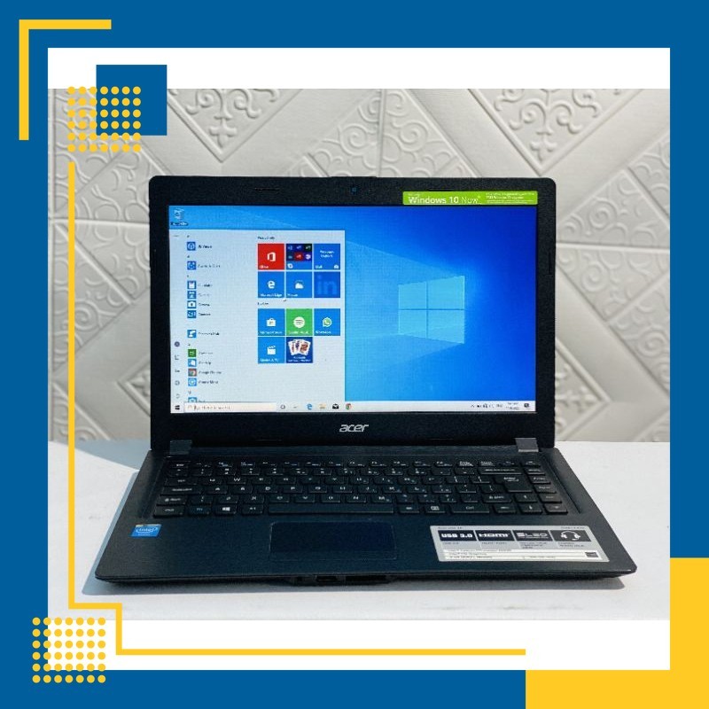 LAPTOP ACER ONE 14 Z1401 SECOND RAM 4 GB SSD 256 GB