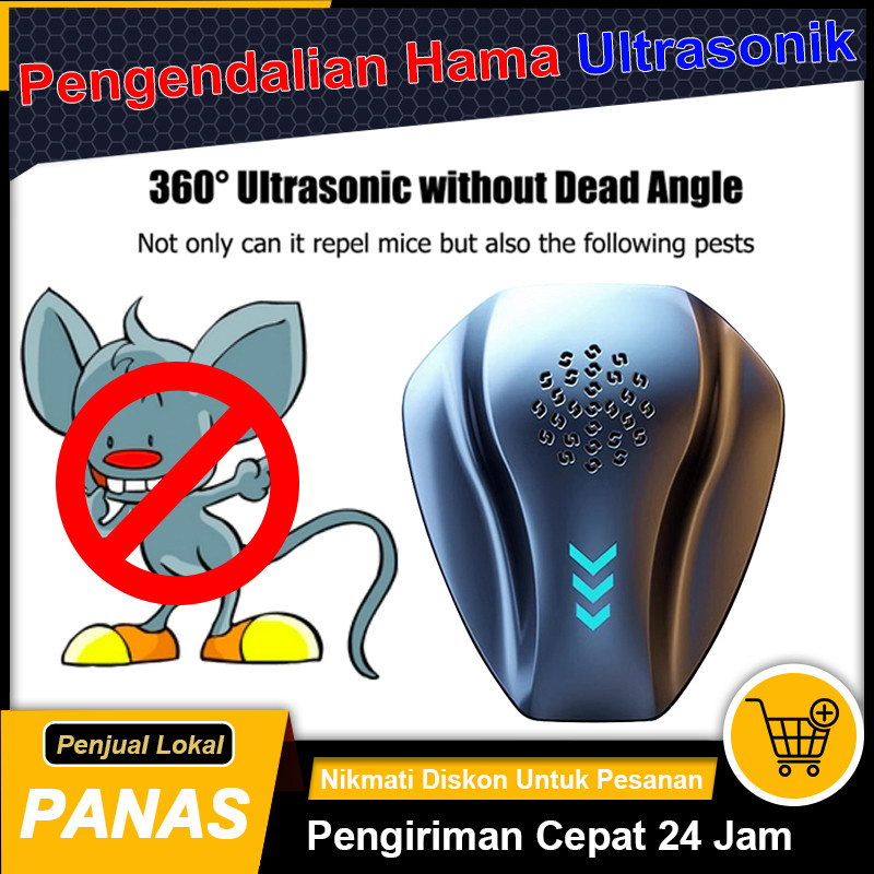 360° Pengusir Tikus Ultrasonik Pengusir Tikus Ultrasonik Pengusir Nyamuk Pengusir 360° Pengusir Tiku