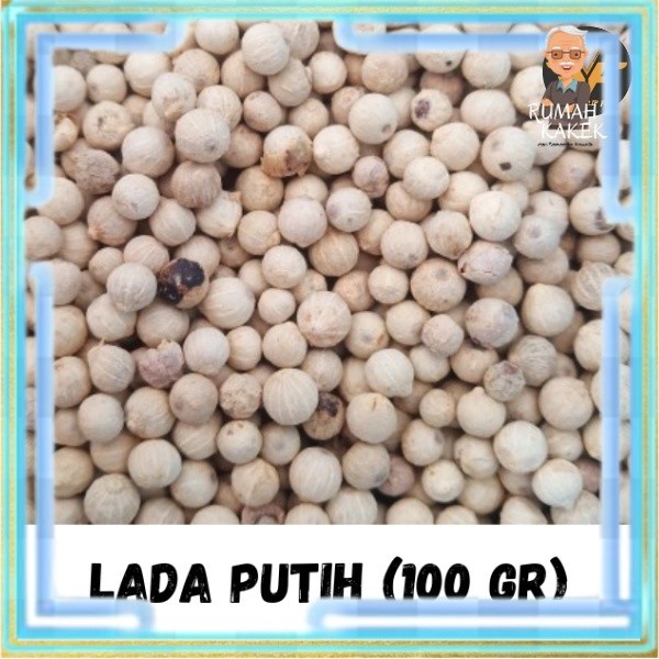 

Biji Lada Putih 100 Gram Murni Original Lada Putih butir bulat Merica Whole White Pepper Original Bumbu Rempah Dapur Masakan TERMURAH TERLARIS