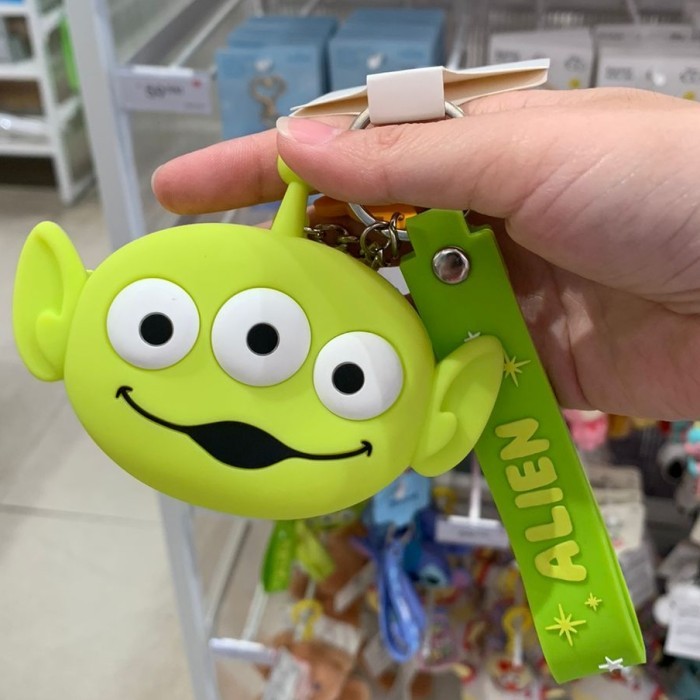 Miniso Toy Story alien keychain gantungan kunci