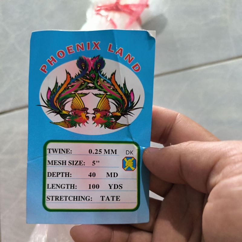 Jaring ikan senar 0.25 5 inchi 40md/100yds tate mata malang pukat ikan jaring ikan murah
