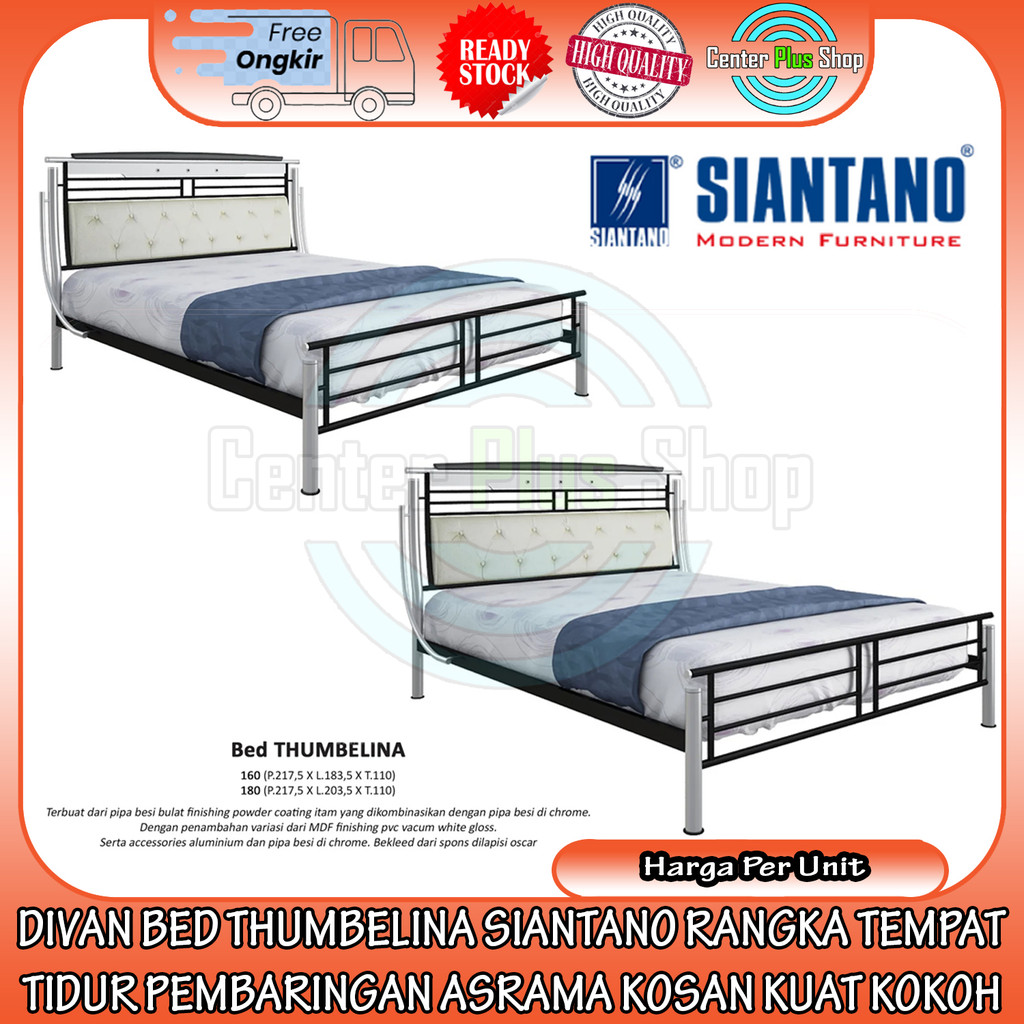 [Kargo] Siantano Rangka Tempat Tidur Besi Dipan Bunkbed Ranjang Metal Bed Thumbelina Pembaringan Bun