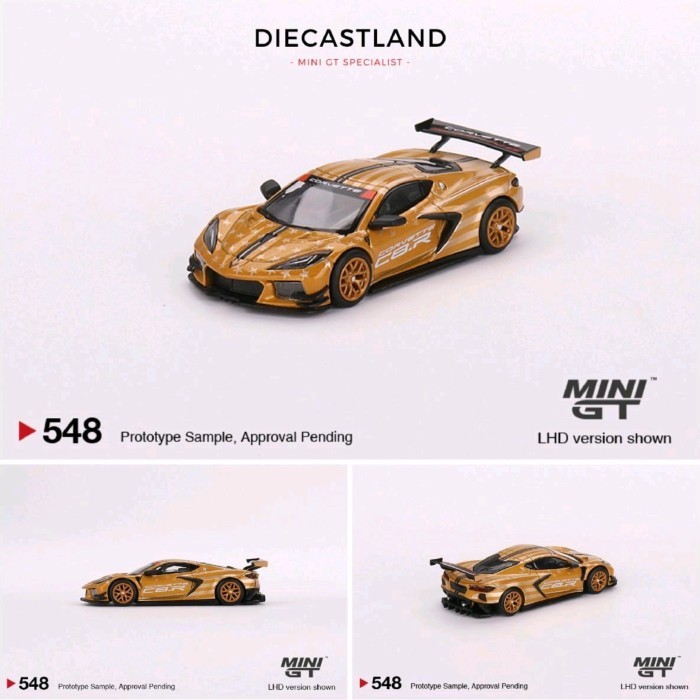 Mini GT #548 Chevrolet Corvette C8.R Stars & Stripes 2023 MGT00548