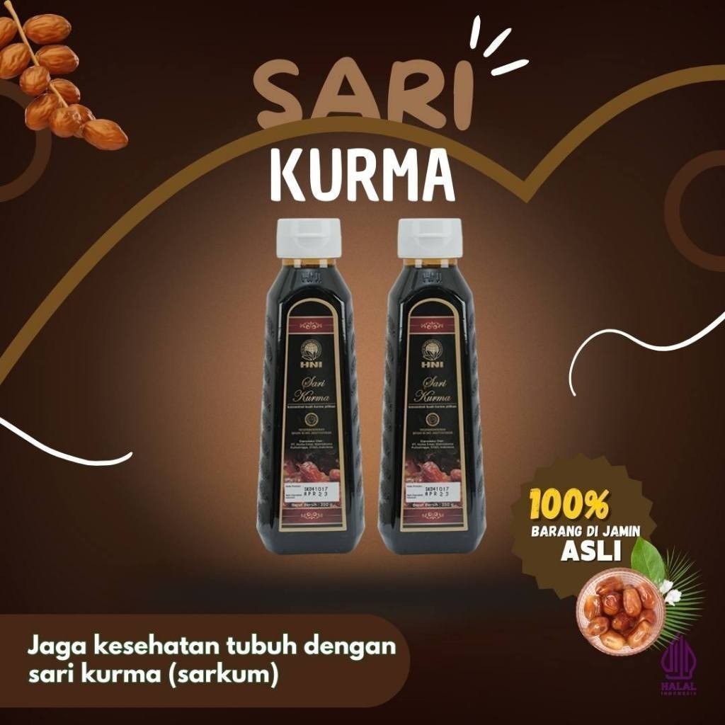 100% ORI TERMURAH Sari Kurma ( SARKUM ) Syrup HNI HPAI