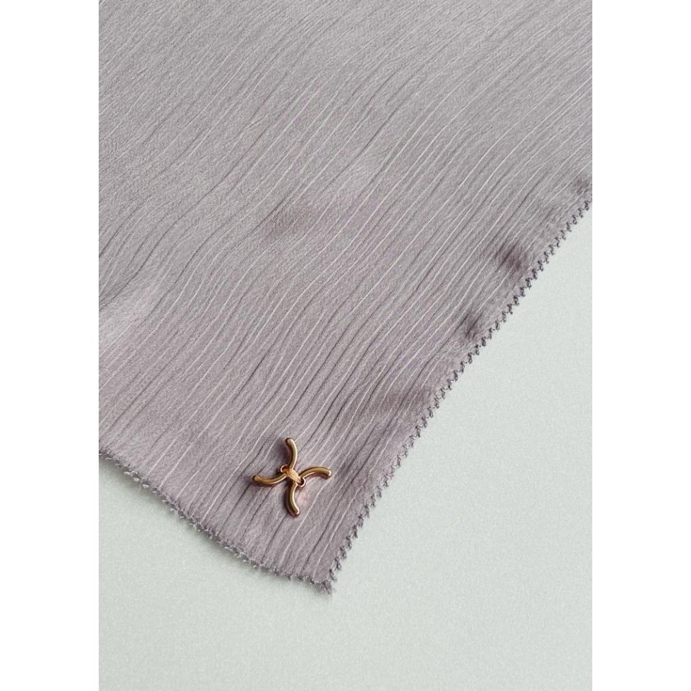 ✨BISA COD✨ - Duha Silk Pashmina - Fuchsia