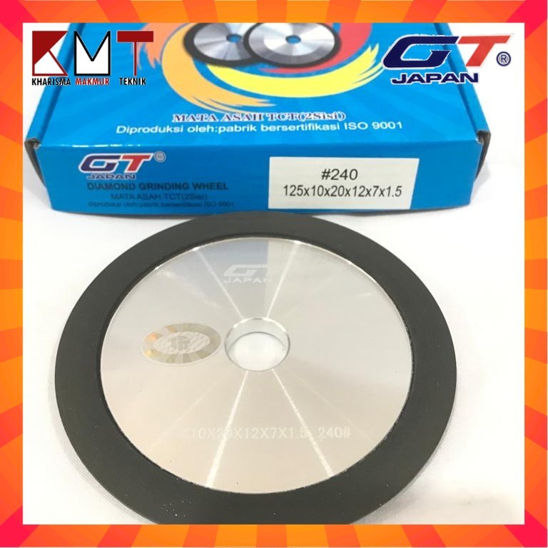 MATA ASAH / DIAMOND ASAH/ DIAMOND GRINDING WHEEL 2 SISI 5" #240 GT JAPAN