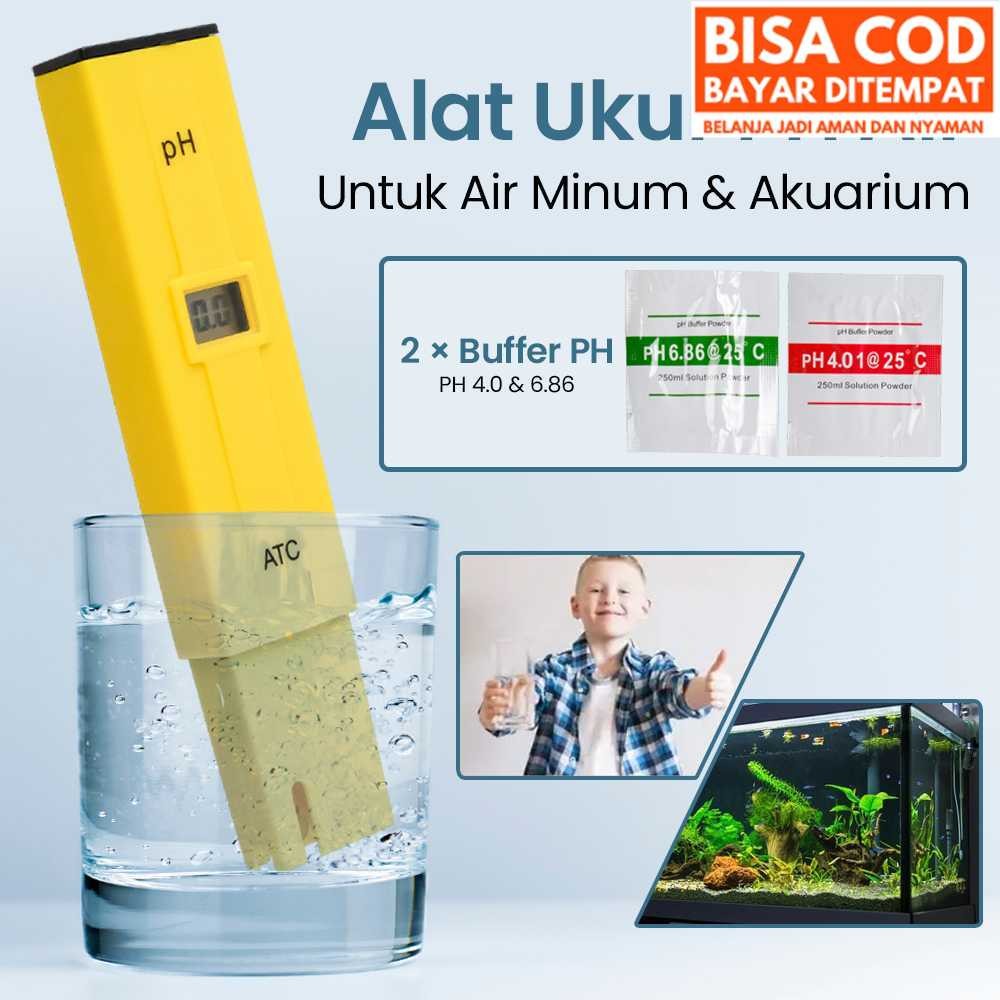 [14-COD] ATC Alat Ukur Uji PH Meter Tester Pen Air Minum Akuarium - PH-009