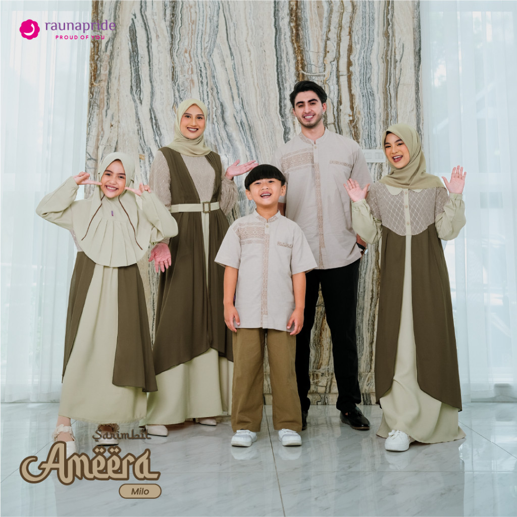 Sarimbit Ameera Gamis Remaja / Dress Muslimah Anak Remaja by Rauna