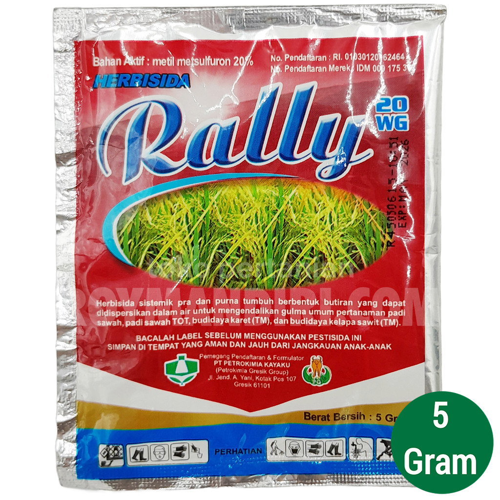 Herbisida Rally 20WG @5 gram