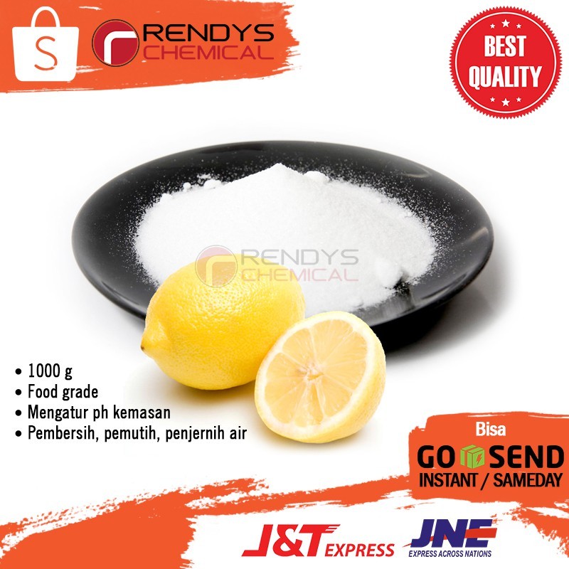 

Citric Acid Monohydrate - Asam Sitrat - Asam Citrun 1 kg