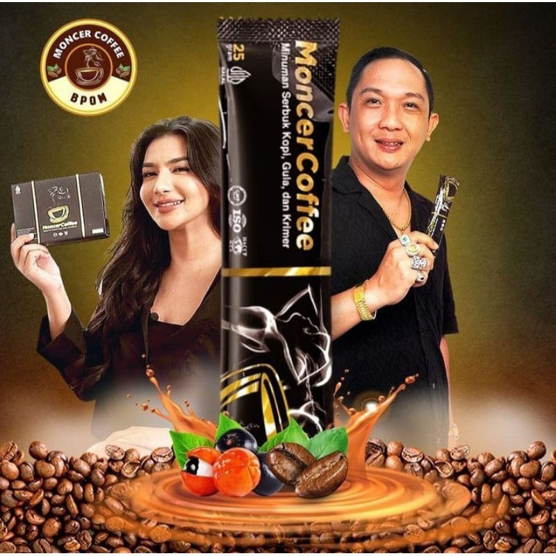 

[Hy51] Monceer Coffee Original | 1Box 8 Sachet | Halal & Bpom
